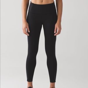 NWT Lululemon Fast and Free 7/8 Black - Size 6